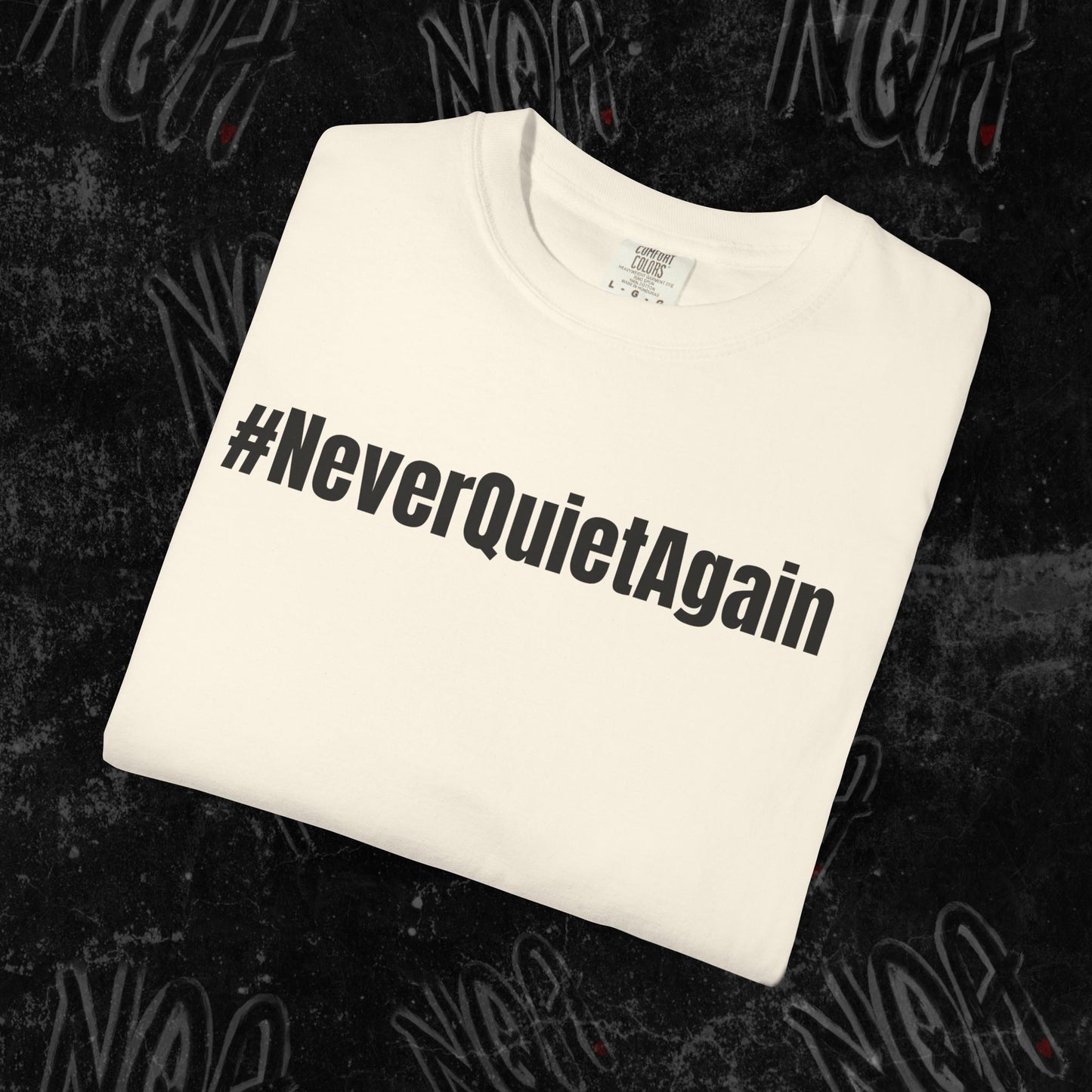Hallelujah Graphic Tee, #NeverQuietAgain
