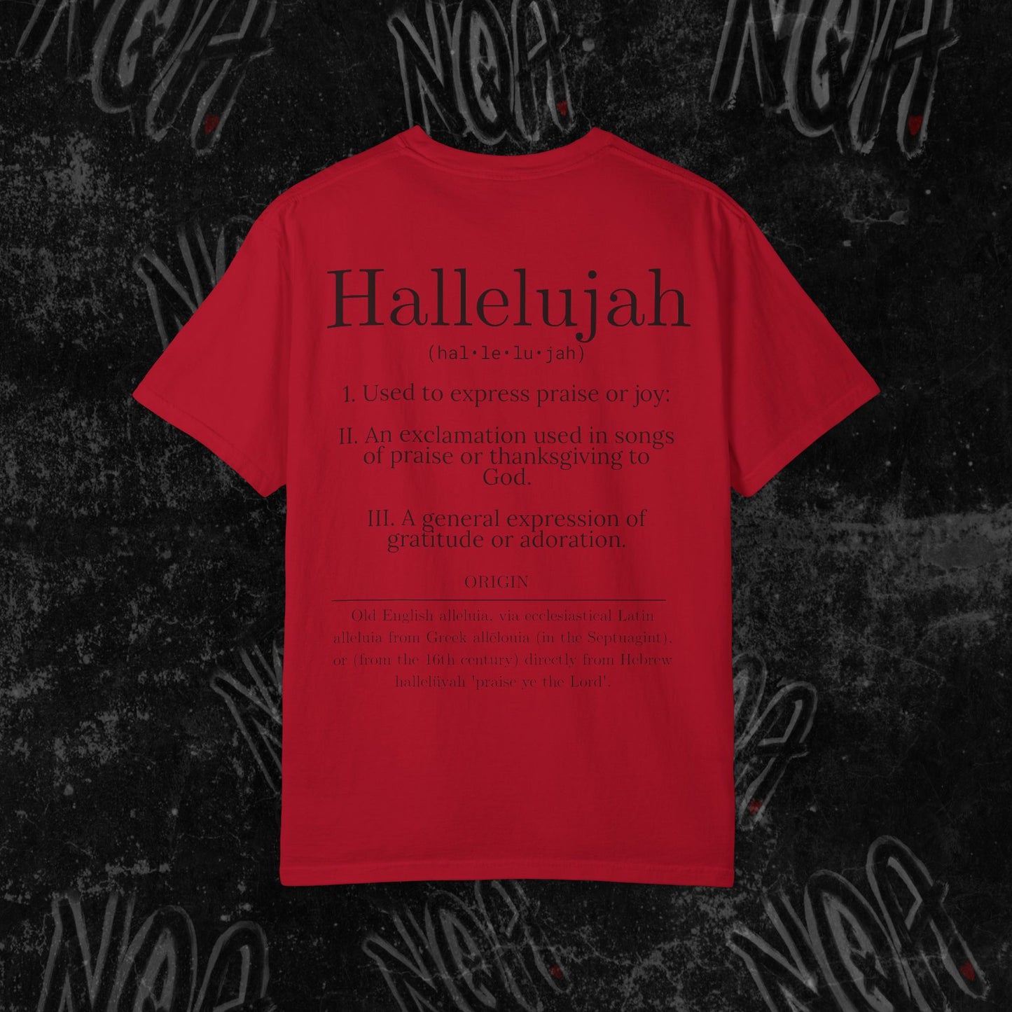 Hallelujah Graphic Tee, #NeverQuietAgain