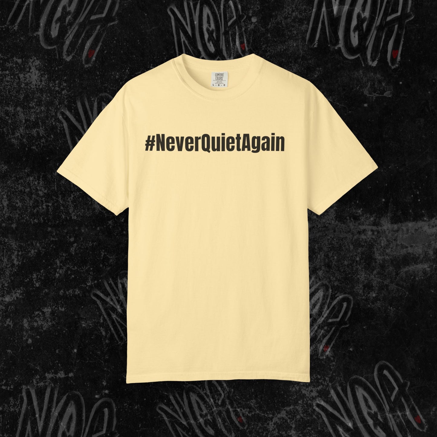 Hallelujah Graphic Tee, #NeverQuietAgain
