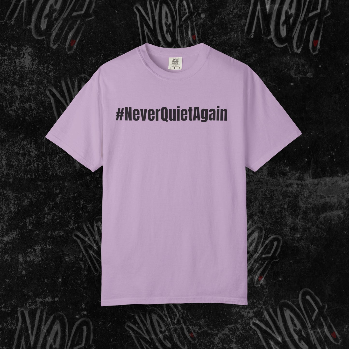 Hallelujah Graphic Tee, #NeverQuietAgain