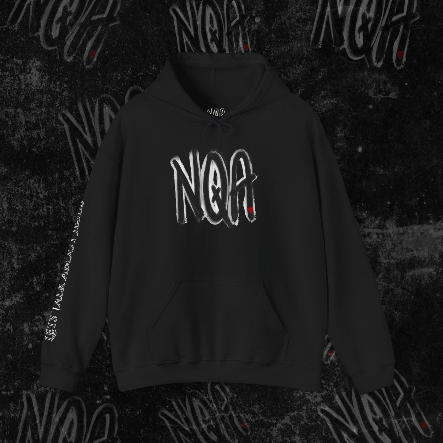 NQA hoodie with sleeve design