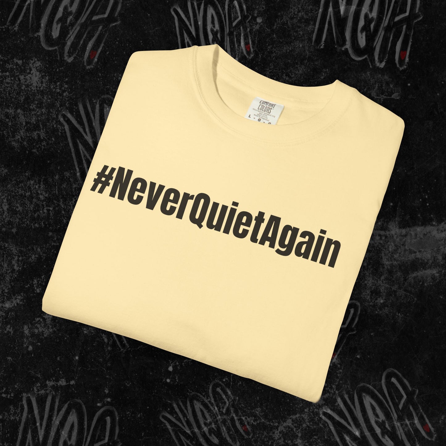 Hallelujah Graphic Tee, #NeverQuietAgain