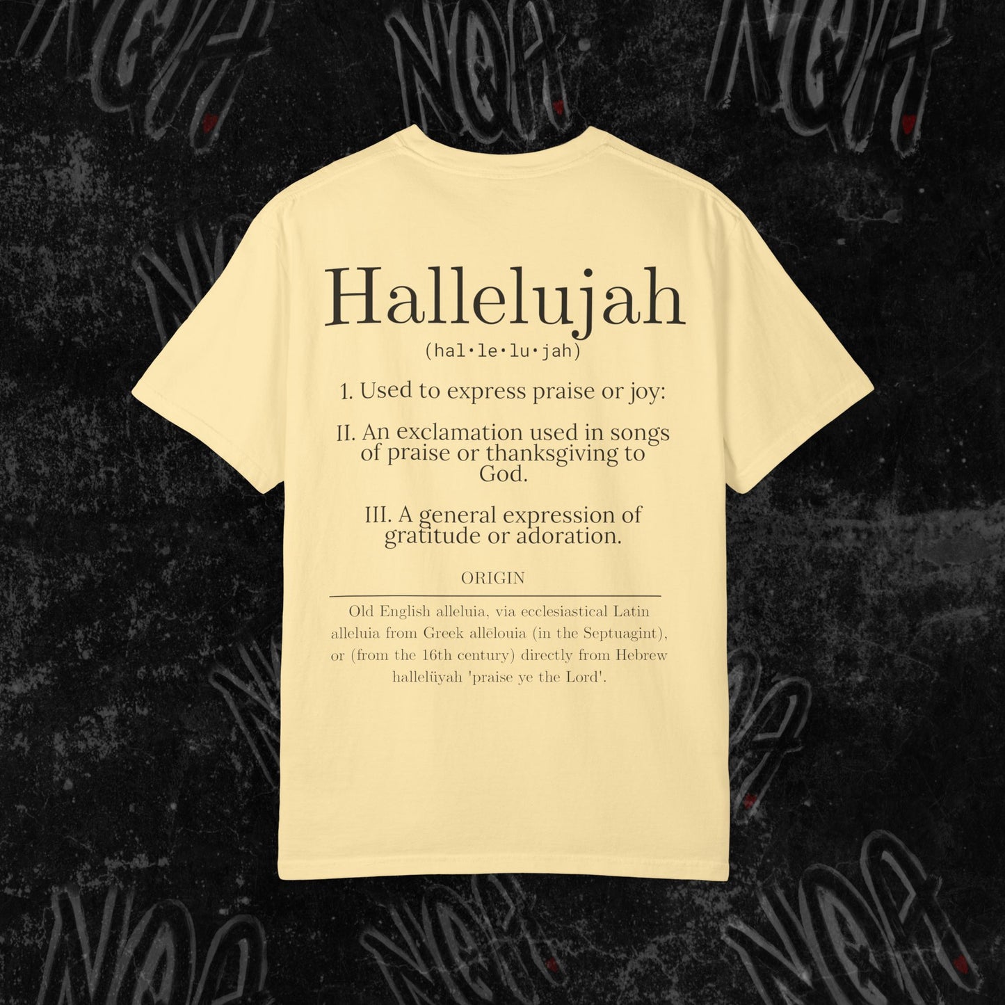 Hallelujah Graphic Tee, #NeverQuietAgain