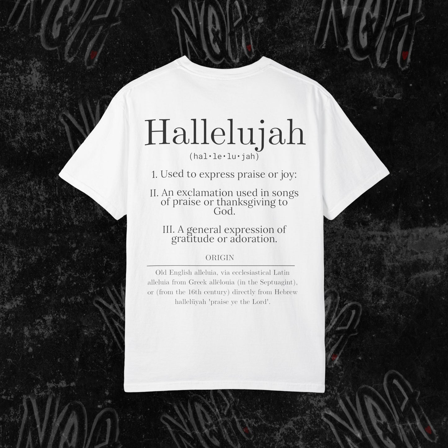 Hallelujah Graphic Tee, #NeverQuietAgain