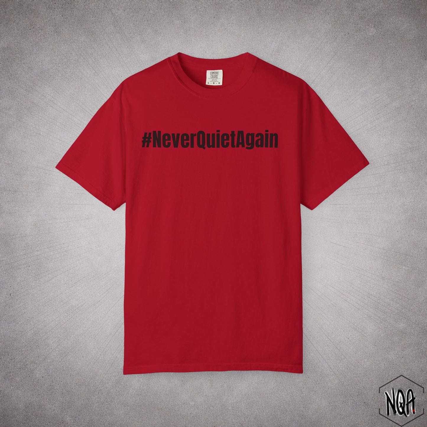 Hallelujah Graphic Tee, #NeverQuietAgain