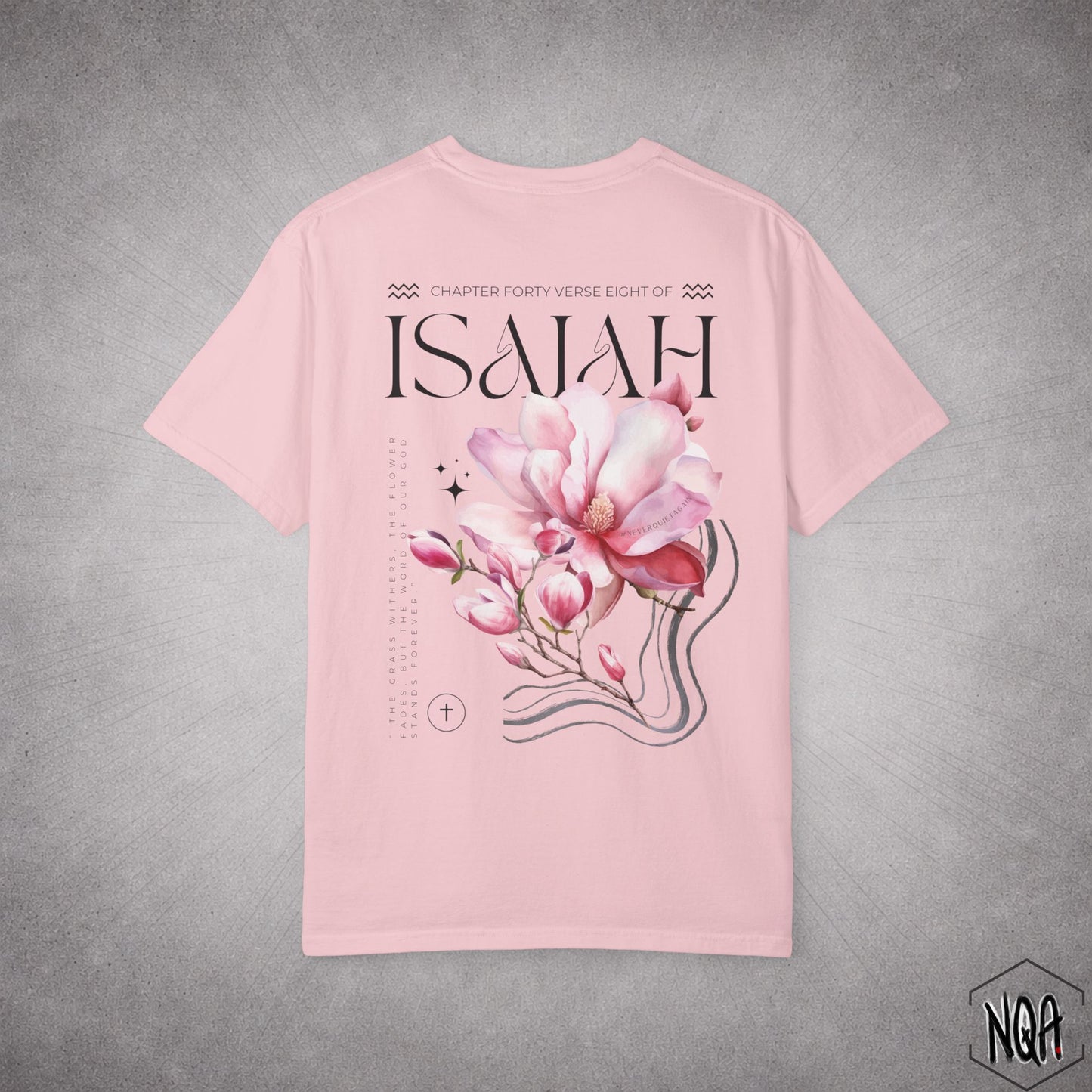 Magnolia|Isaiah -( Black letter) Tee