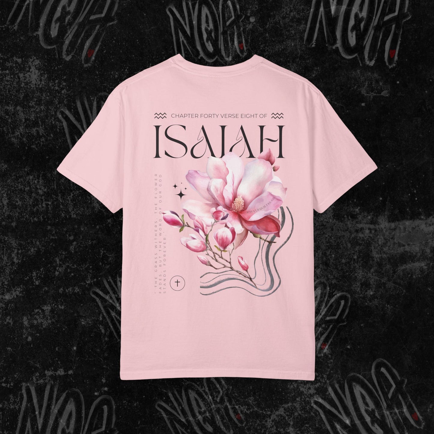 Magnolia|Isaiah -( Black letter) Tee