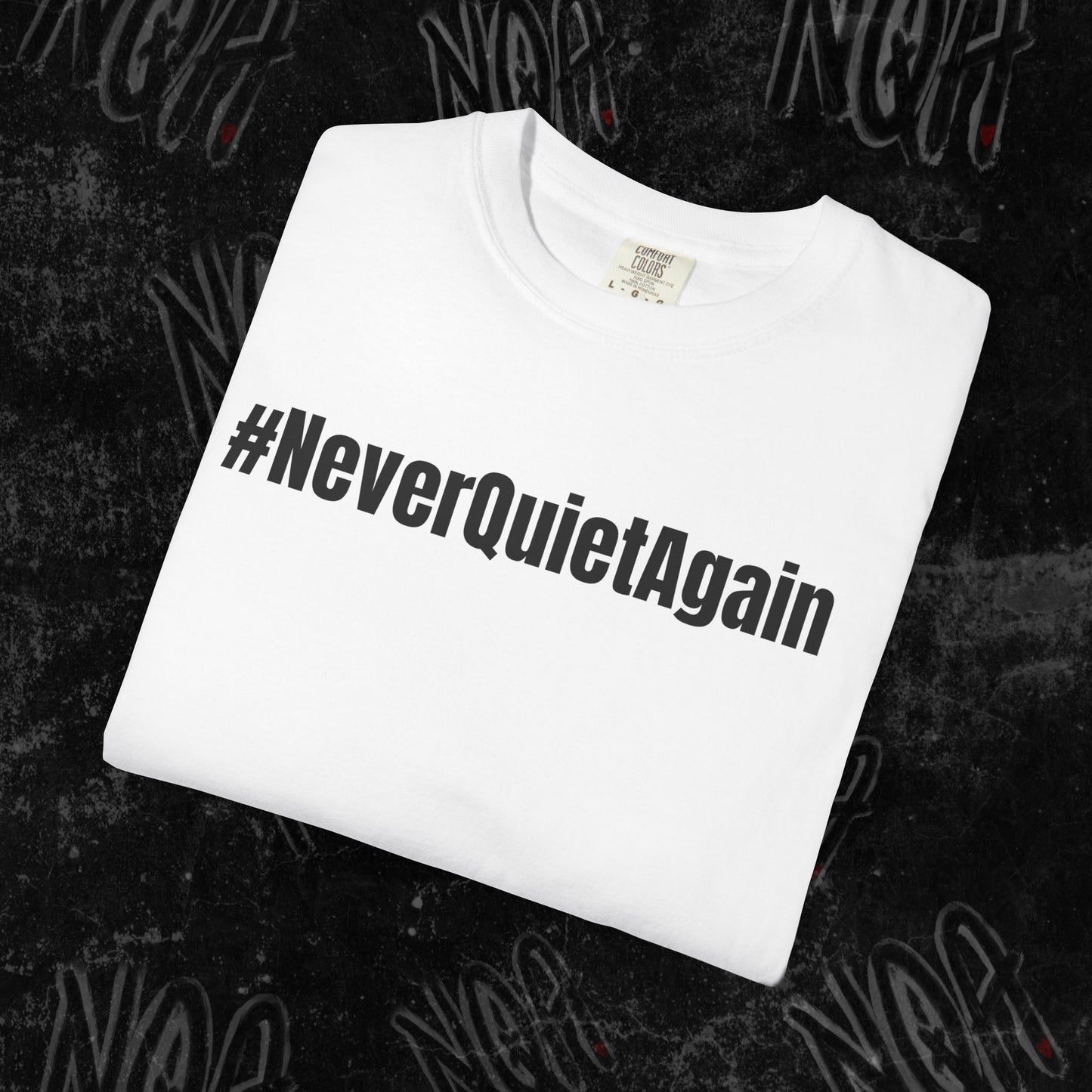 Hallelujah Graphic Tee, #NeverQuietAgain
