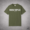 Disciple T-Shirt [White Letters] -Comfort Colors tee