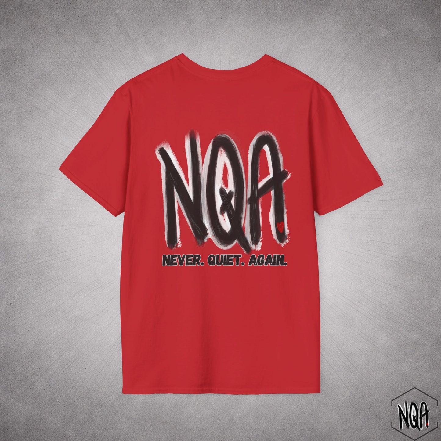 Never Quiet Again (red)