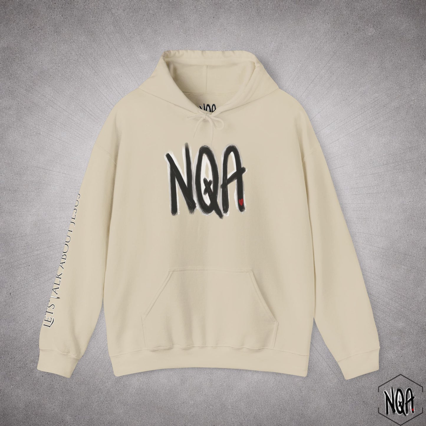 NQA hoodie with sleeve design
