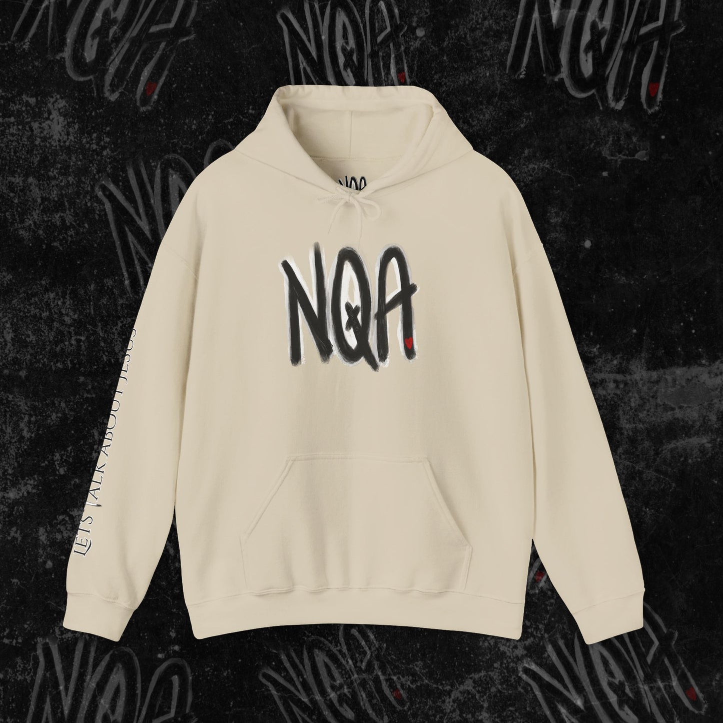 NQA hoodie with sleeve design