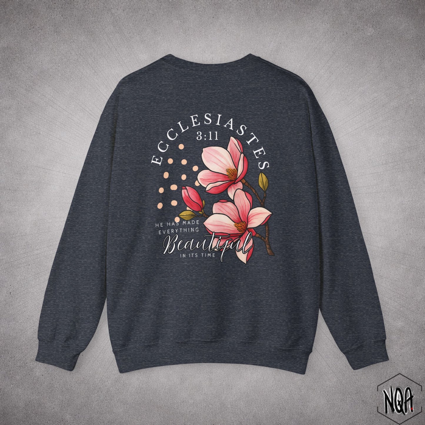 Ecclesiastes 3:11 Sweatshirt | White Letter