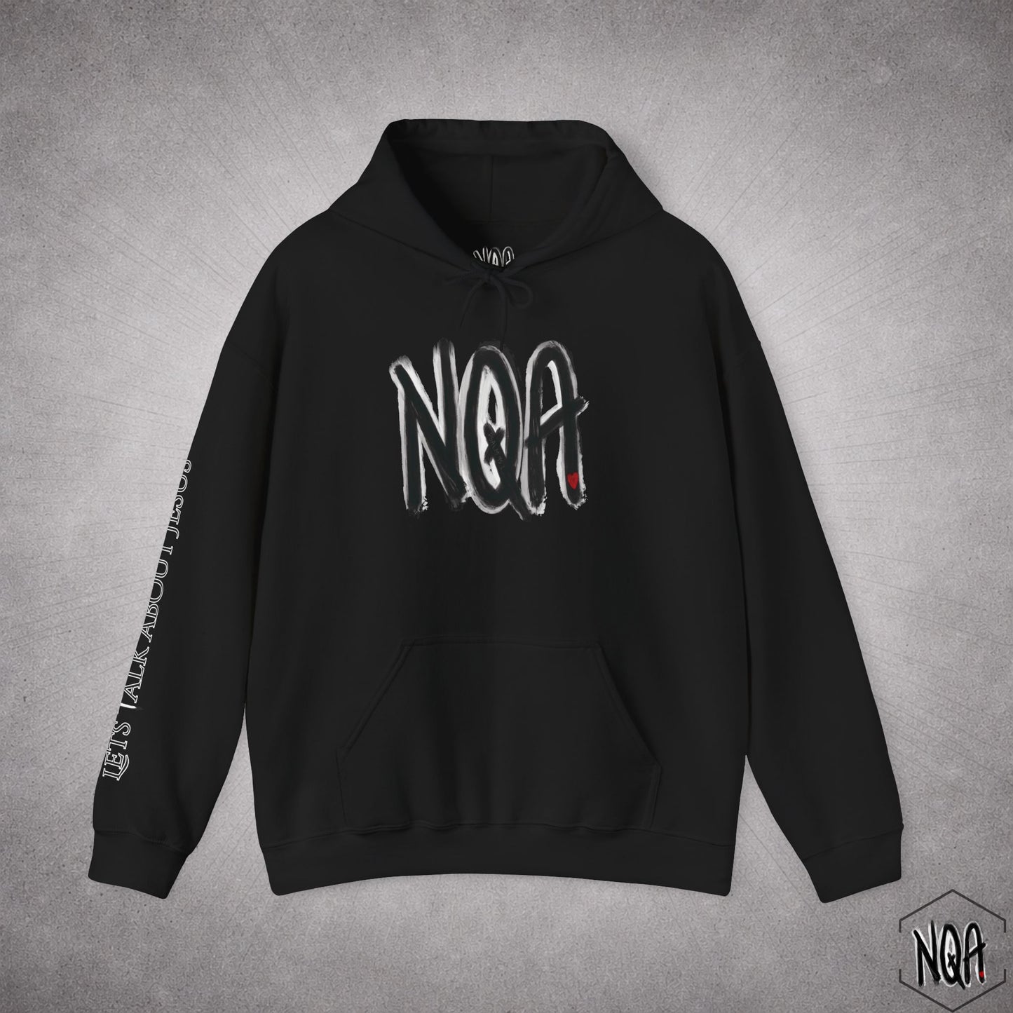NQA hoodie with sleeve design