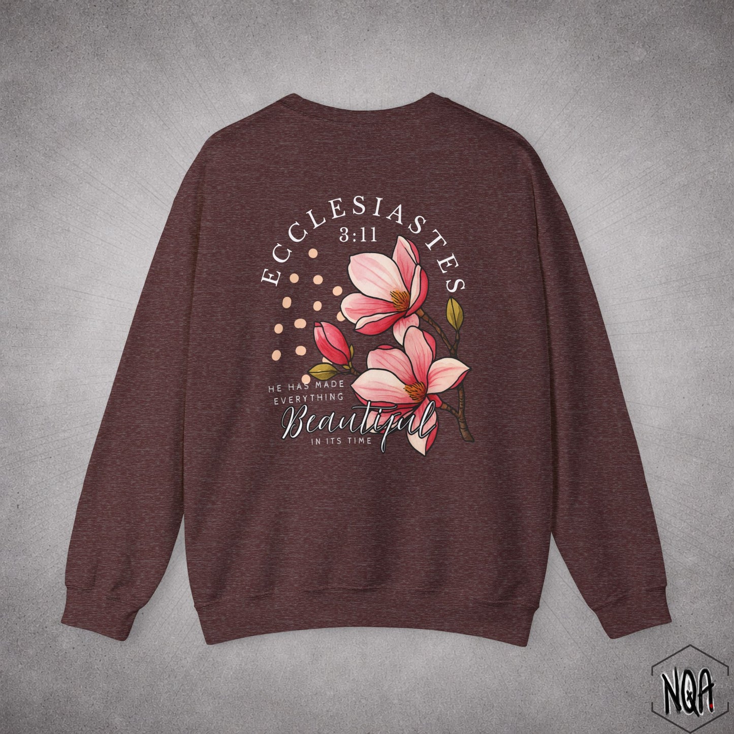 Ecclesiastes 3:11 Sweatshirt | White Letter