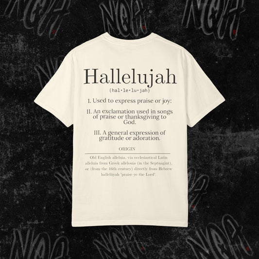 Hallelujah Graphic Tee, #NeverQuietAgain