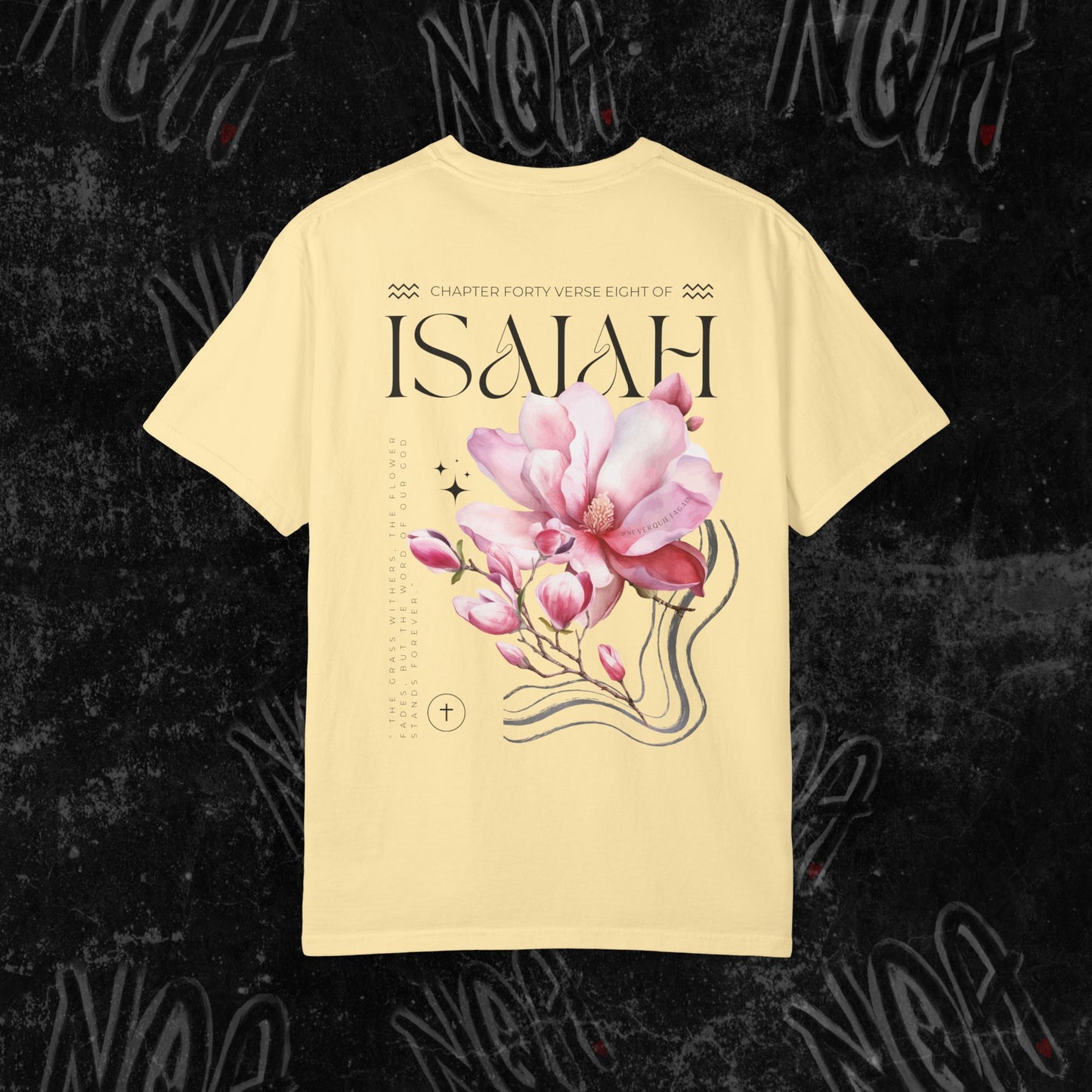 Magnolia|Isaiah -( Black letter)  Tee