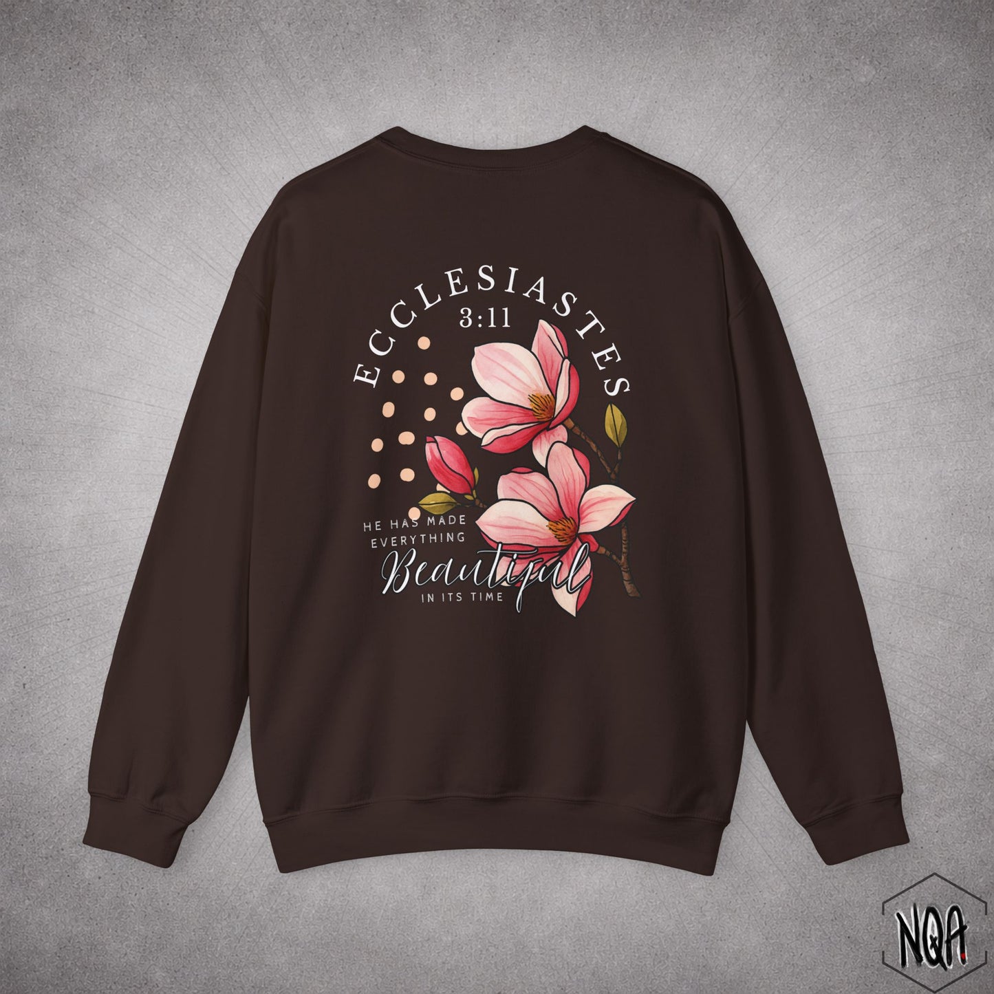 Ecclesiastes 3:11 Sweatshirt | White Letter