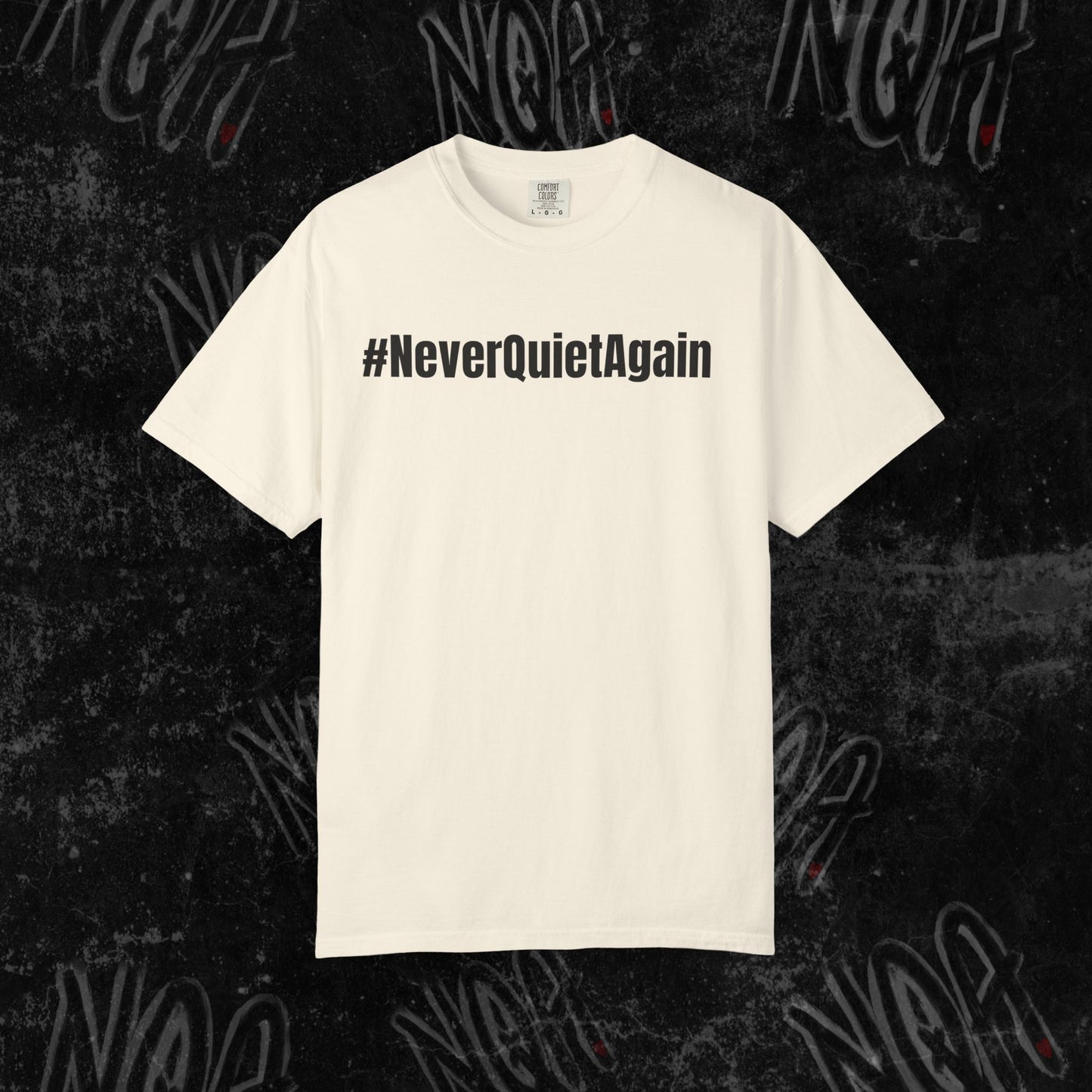 Hallelujah Graphic Tee, #NeverQuietAgain