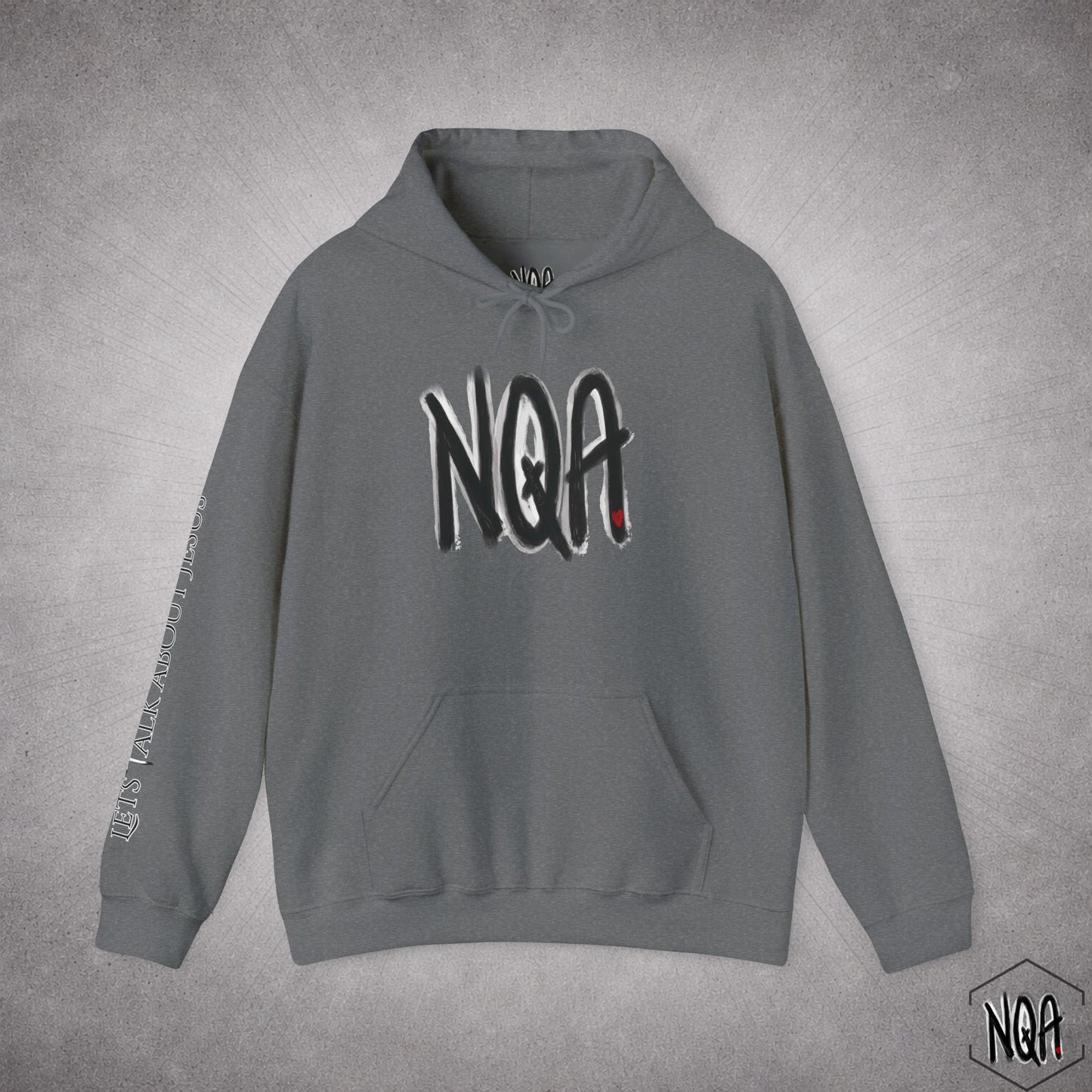 NQA hoodie with sleeve design