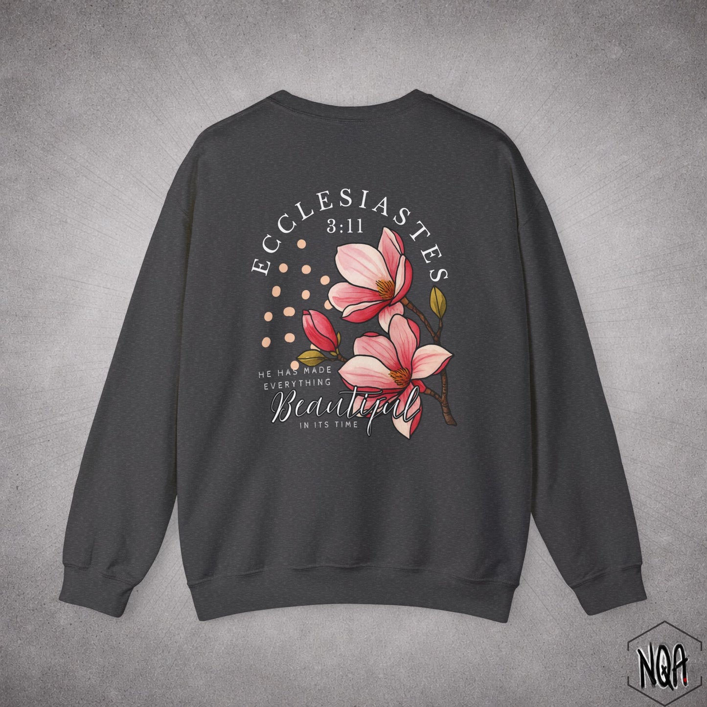 Ecclesiastes 3:11 Sweatshirt | White Letter