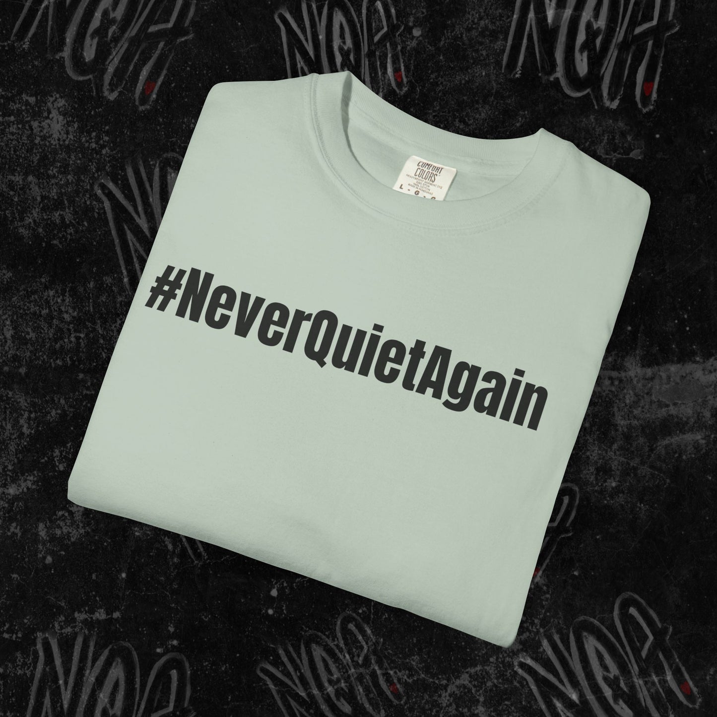 Hallelujah Graphic Tee, #NeverQuietAgain