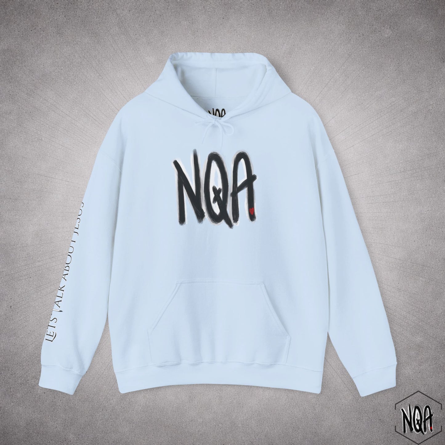 NQA hoodie with sleeve design