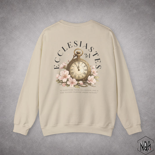 Ecclesiastes 3:1 Sweatshirt | Dark Letter