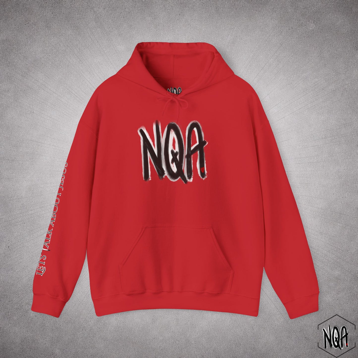 Copy of NQA hoodie with sleeve design
