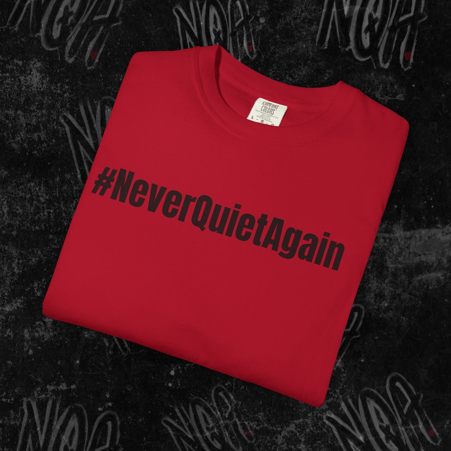 Hallelujah Graphic Tee, #NeverQuietAgain