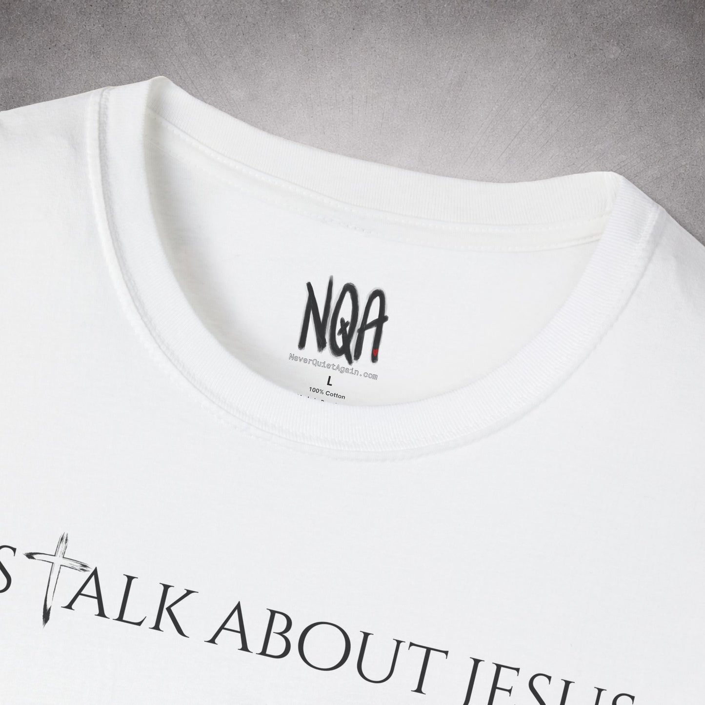 Never Quiet Again (White)