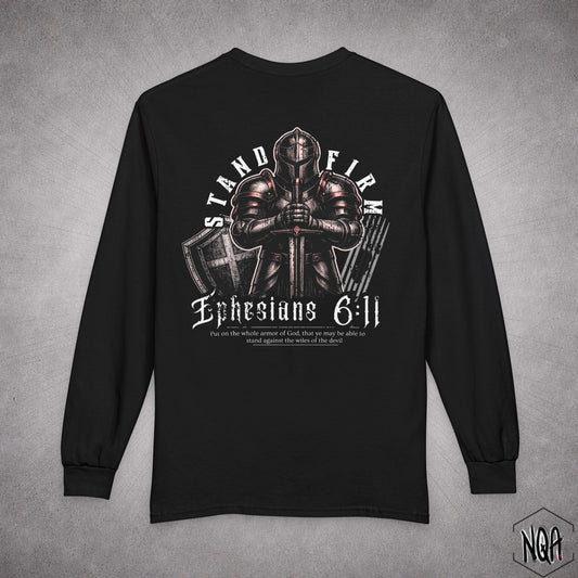 Stand Firm Mens long sleeve T-shirt