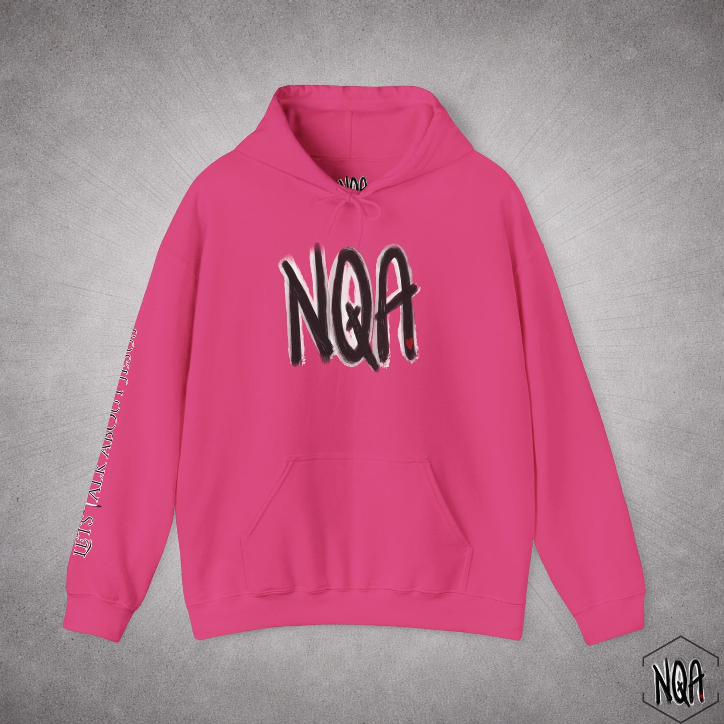 NQA hoodie with sleeve design