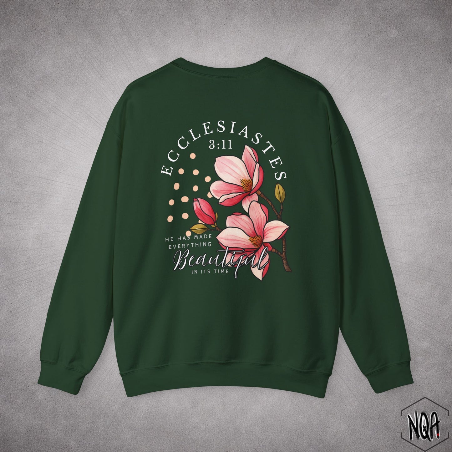 Ecclesiastes 3:11 Sweatshirt | White Letter