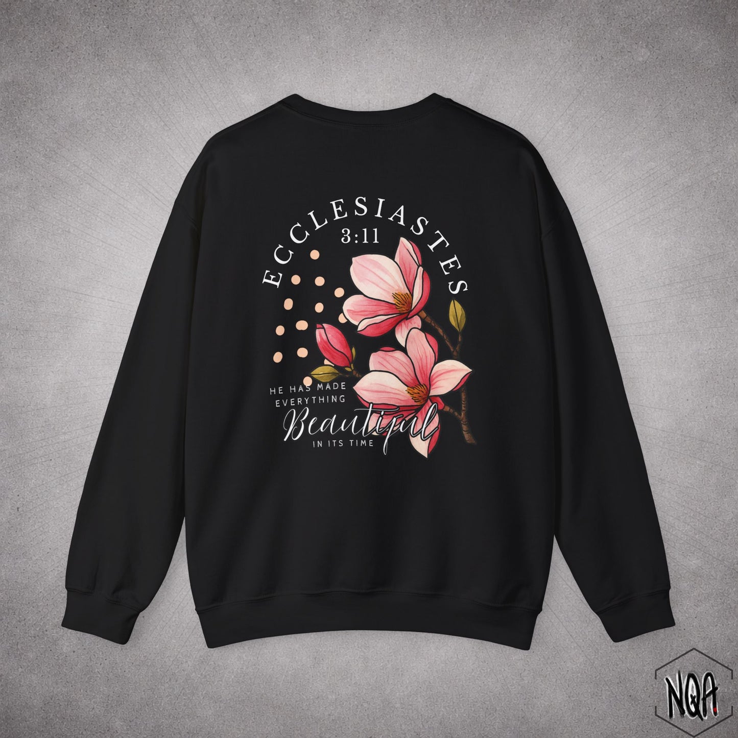 Ecclesiastes 3:11 Sweatshirt | White Letter