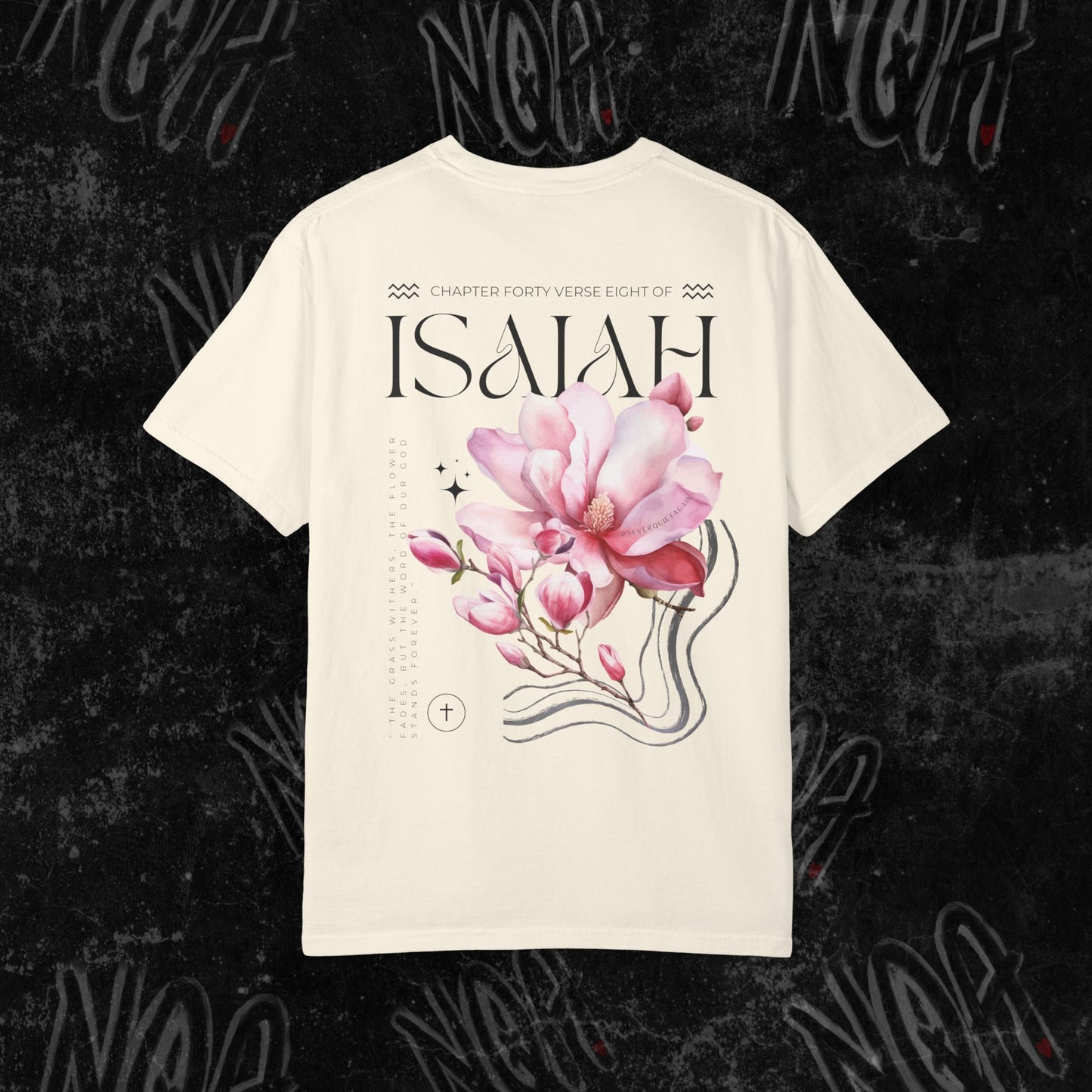 Magnolia|Isaiah -( Black letter)  Tee