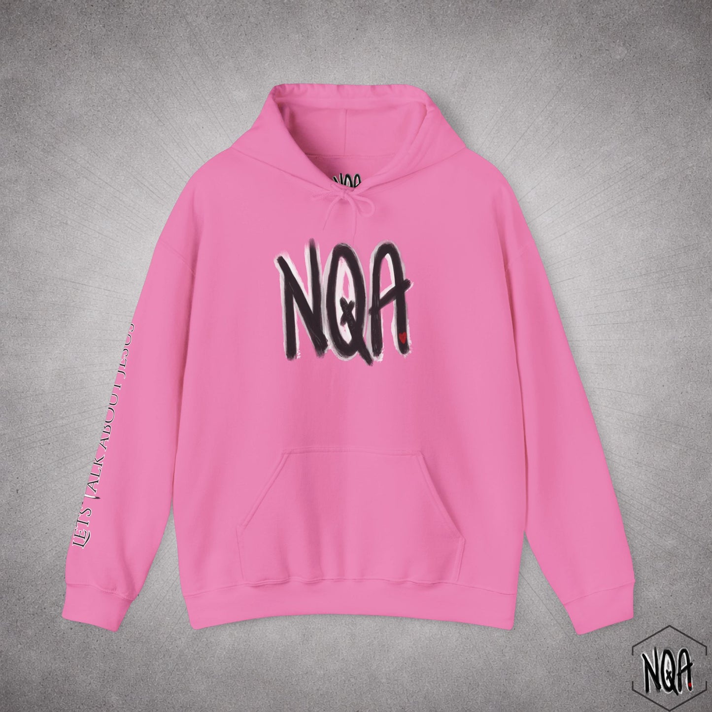 NQA hoodie with sleeve design