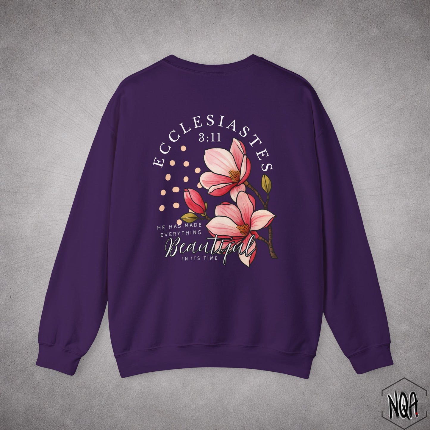 Ecclesiastes 3:11 Sweatshirt | White Letter