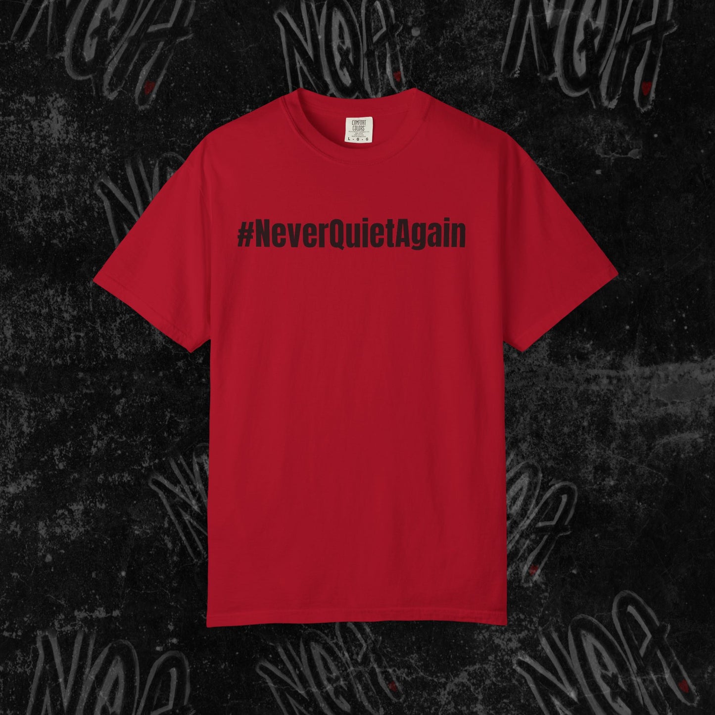 Hallelujah Graphic Tee, #NeverQuietAgain