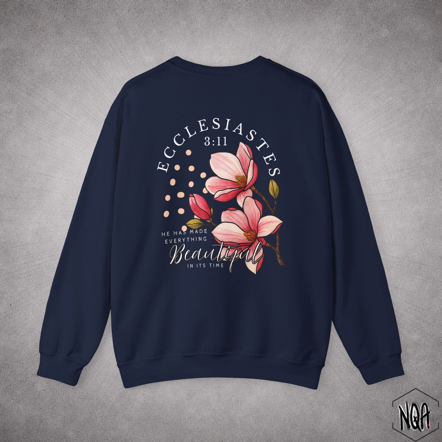 Ecclesiastes 3:11 Sweatshirt | White Letter